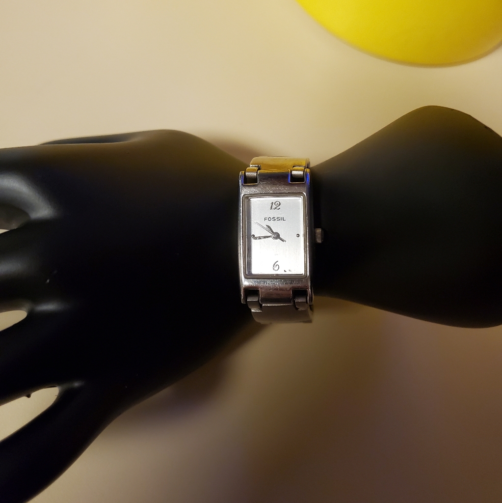 Ladies Stainless Steel Fossil Watch